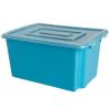 Whitefurze Aqua Blue Large Storage Box Without Lid - S01L809