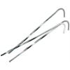 Yellowstone Steel Skewer Pegs Silver 7-Inch 10Pk CA003