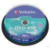 Verbatim 4.7GB 120min DVD plus WR Spindle of 10