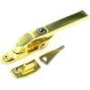 Securit Polished Brass Plated Locking Casement Fastener 125mm S1072 