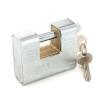 Securit Heavy Duty Armoured Padlock Brass and Matt Chromed 60mm S1105 