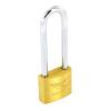 Securit Egret Long Stainless Steel Shackle Brass Padlock 30mm S1139 