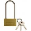 Securit Long Shackle Padlock With Three Keys Brass 50mm S1160