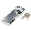 Securit Chrome Plated Cylinder Action Locking Hasp 75mm S1480 