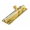 Securit Heavy Duty Wide Brass Door Bolt 100mm x 1.5-Inch S1501 