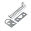 Securit Flat Chrome Plated Cabinet Bolt Metallic Silver 63mm S1544 