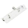 Securit White Finish Tower Bolt 100mm 1Pk S1598 