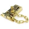 Securit Door Chain and Bolt Brass Plated 80mm S1636