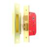 Securit Brass Plated Five Lever Sash Lock 63mm S1801