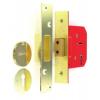 Securit Five Lever Dead Lock Brass Plated 63mm S1804