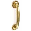 Securit Polished Brass Georgian Pull Handle 165mm S2124 