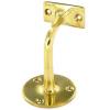 Securit Heavy Duty Brass Plated Handrail Bracket 63mm 150g S2575