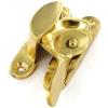 Securit Fitch Fastener Brass Plated 65mm 1Pk S2586