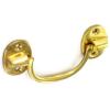 Securit Face Fix Drop Handle Brass Plated 63mm S2647