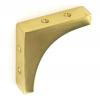 Securit Brass Plated Chest Corner 50mm 2Pk S2654 