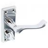 Securit Chrome Plated Scroll Privacy Handles 115mm 1 Pair S2703 