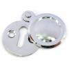 Securit Chrome Plated Covered Escutchoen Silver 35mm S2943