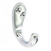 Securit Robe Hook Chrome Plated 50mm 2Pk S2981