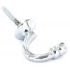 Securit Chrome Plated Ball End Hook 40mm 2Pk S2991 