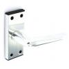 Securit One Pair Latch Handles Aluminium 100mm S3078