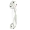 Securit Heavy Duty Aluminium Bow Handle Bright Silver 150mm S3119 