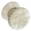 Securit Cracked Cream Door Knobs 60mm 1 Pair S3282 