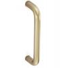 Securit D Handles Polished Brass 96mm 2Pk S3657