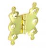 Securit Brass Plated Fancy Hinges 40mm 1 Pair S4290 