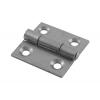 Securit Self Coloured Steel Butt Hinges Silver 25mm 1 Pair S4311 