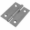 Securit Self Coloured Heavy Duty Steel Butt Hinges Metallic Silver 50mm 1 Pair S4313 