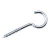 Securit High Quality Screw Hooks Zinc Plated 100mm Pack of 2 S6245 | Strong and Reliable | Easy to Install | Corrosion Resistant