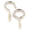 Securit Nickel Plated Curtain Wire Hooks and Eyes 12Pk S6420 