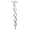 Securit Zinc Plated Countersunk Woodscrews Metallic Silver 3 x 13mm 70Pk S8101 