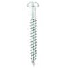 Securit Zinc Plated Round Head Woodscrews Metallic Silver 3.5 x 20mm 36Pk S8206 