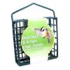 Wild Bird Dual Suet and Scraps Cage Feeder and Nesting Station Black BF3PLASTIC