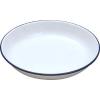 Falcon Enamelware Rice Plate White and Blue D 22cm 45622