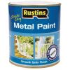 Rustins Smooth Satin Finish Metal Paint White 500ml MPWH500 