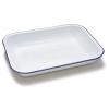 Falcon Enamel Rectangular Bakepan White 28cm x 23cm 61028