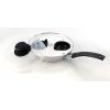 Pendeford Housewares Two Cup Egg Poacher With Lid Silver White And Black 20cm P194