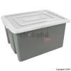 Silver Large Storage Box  (Lid sold separately)