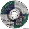 Grinding Disc Metal Depressed Metallic Silver D 115mm SP1942