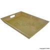 Apollo Rubberwood Tea Serving Tray White and Beige 6cm x 36cm x 47.5cm 6583