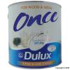 Dulux Once One Coat Metal and Wood Gloss Paint Pure Brilliant White 2.5Ltr 5084141