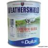 Dulux Weathershield For Exterior Wood and Metal Pure Brilliant White Gloss 750ml 5090997