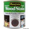 Rustins Satin Finish Exterior Wood Stain Walnut 500ml ESWA500