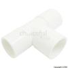 Overflow Fittings Equal Tee Connector White 22mm 45081