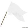 Caroline Sandwich Flags on Sticks White 80mm x 2mm 10Pk 1142