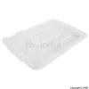 Stack and Store Storage Box Lid Clear Medium 3cm x 36cm x 50cm S01ML800