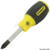 Stanley Fatmax Insulated Slotted Screwdriver Red and Yellow 3.5mm x 75mm 0-65-411