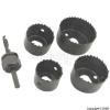 Am-tech Carbon Steel Hole Saw Set Black 5Pk M1590